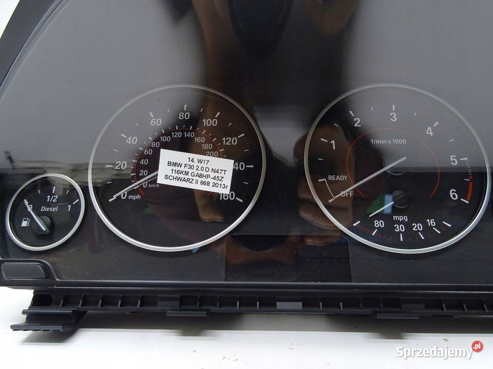 LICZNIK ZEGARY ZEGAR BMW F30 F31 20 D N47