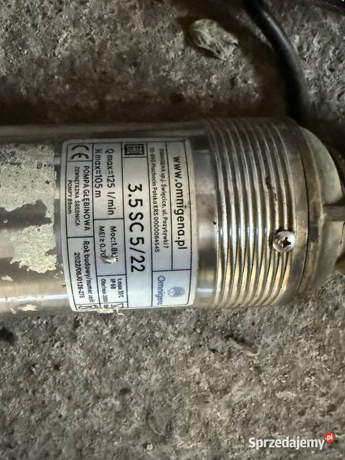 Pompa głębinowa 18 KW Turek