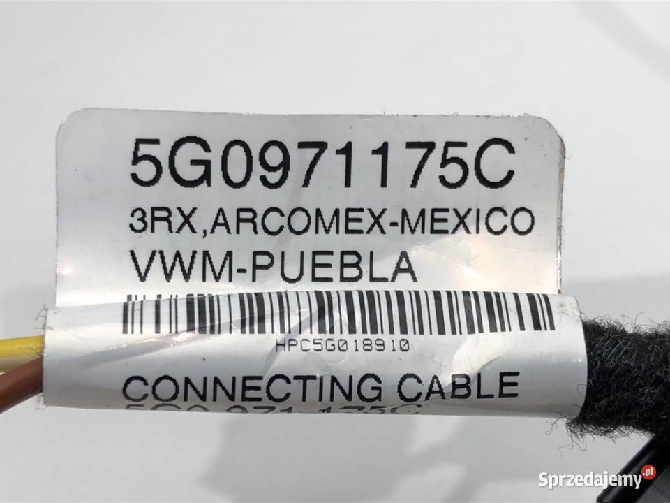 WIĄZKA KLAPY VW GOLF VII 5G0971175C 20 290 podkarpackie