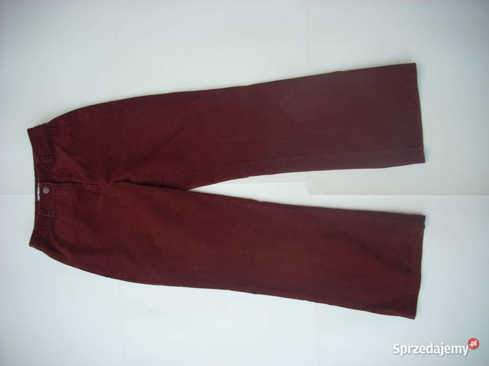 Spodnie Sztruksy rdzawe j nowe 34 36 Nowy Sącz