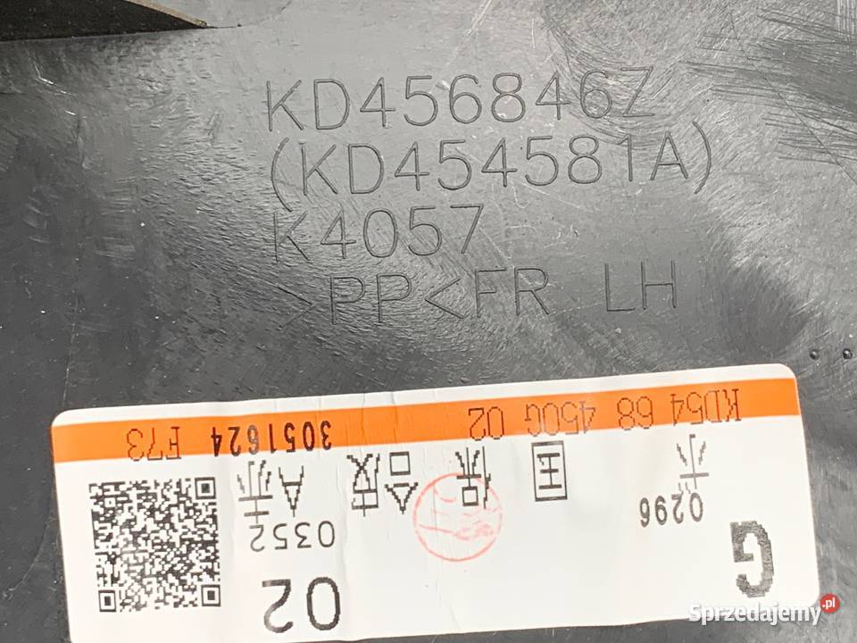 BOCZEK DRZWI LEWY PRZÓD MAZDA CX5 SUV 1117