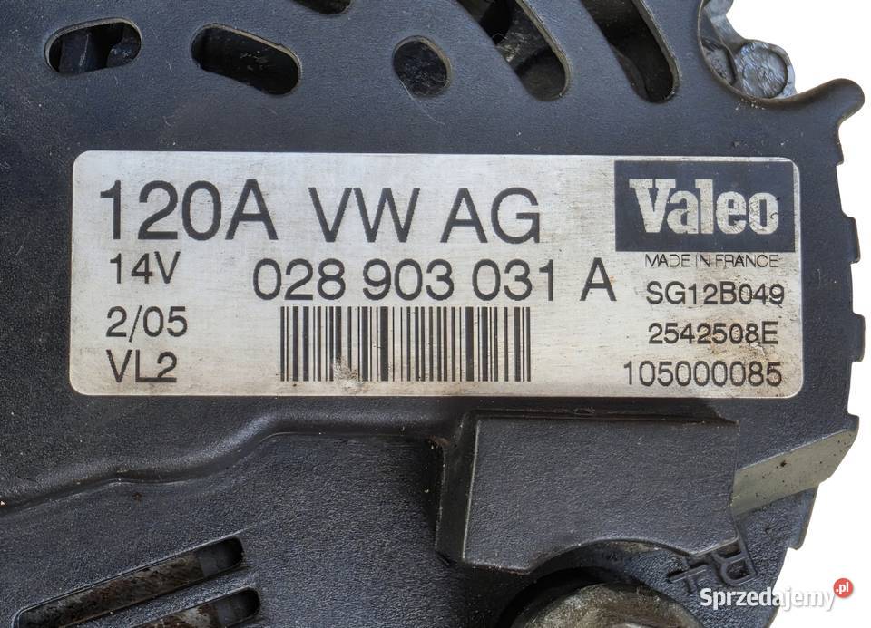 ALTERNATOR VW PASSAT B5 FL LIFT 19 TDI AWX AVF Działoszyce