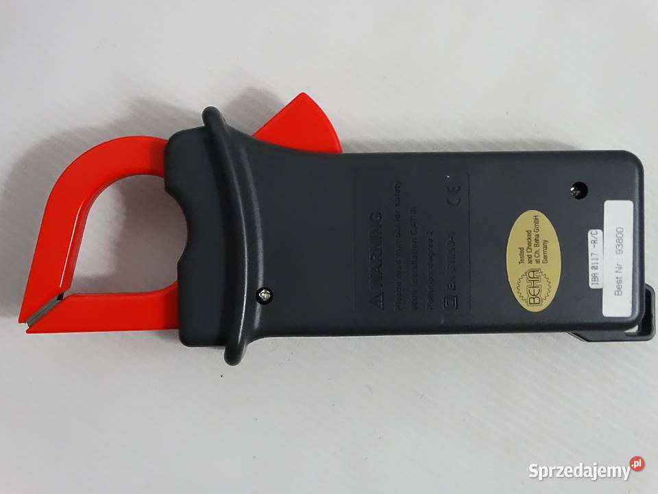 Amperomierz kleszczowy BEHA UNITEST Analogowy lubelskie Biłgoraj