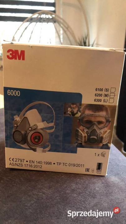 3M 6200 Półmaska maska ochronna lakiernicza 6000
