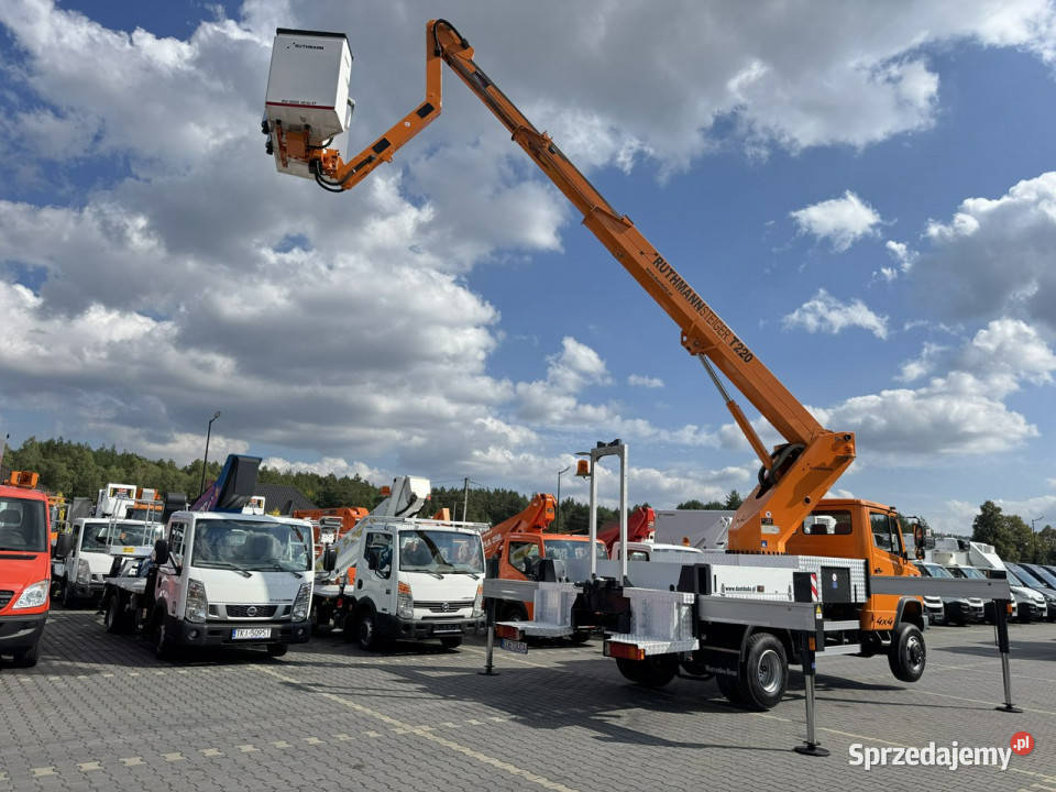 Mercedes Vario 814 D 4x4 Zwyżka RUTHMANN STEIGER Widełki