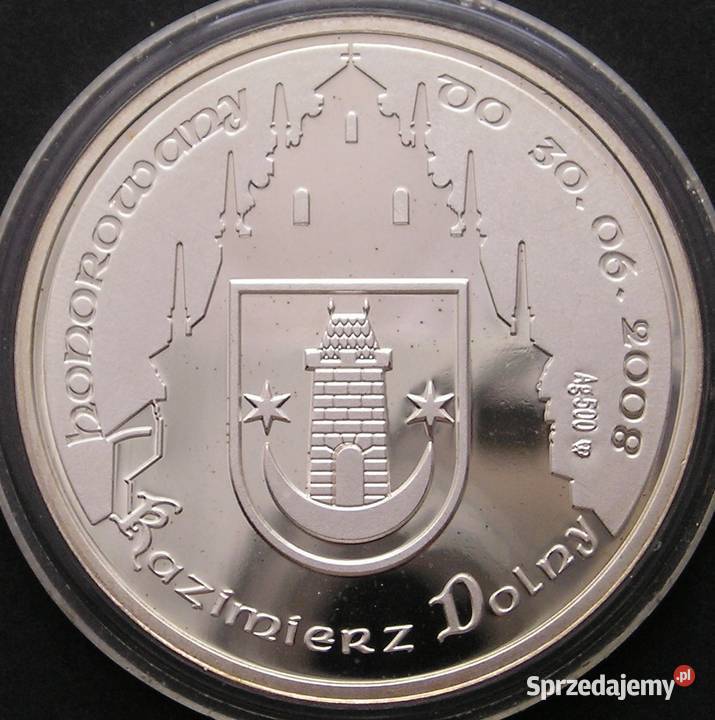 Polska 40 kazimierzy 2008 Kazimierz Dolny SREBRO Łódź