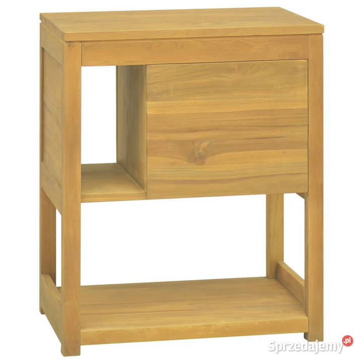 Szafka łazienkowa 60x40x75 lite drewno tekowe mazowieckie Warszawa