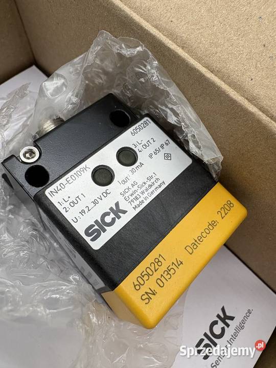 Sick IN40E0109K Czujnik indukcyjny Pozostałe mazowieckie Warszawa