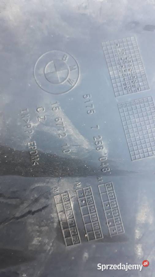 BMW 3 F30 F31 OSŁONA PODWOZIA PRAWY TYŁ PRAWA nadkola Międzychód sprzedam