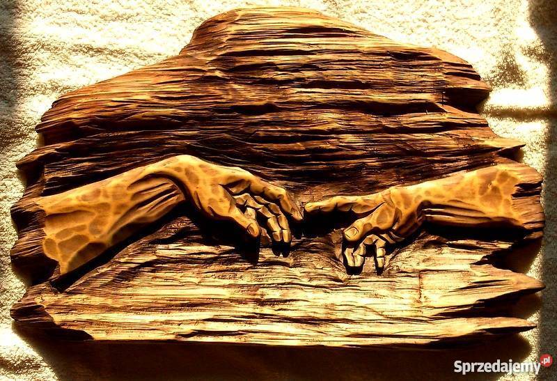 Rzeźba w drewnie Jakub Olejarz sprzedam