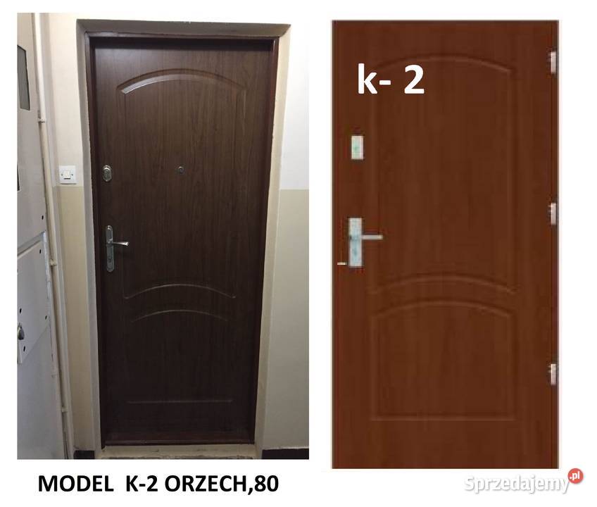 Drzwi z montażem wejściowe wewnątrzklatkowe