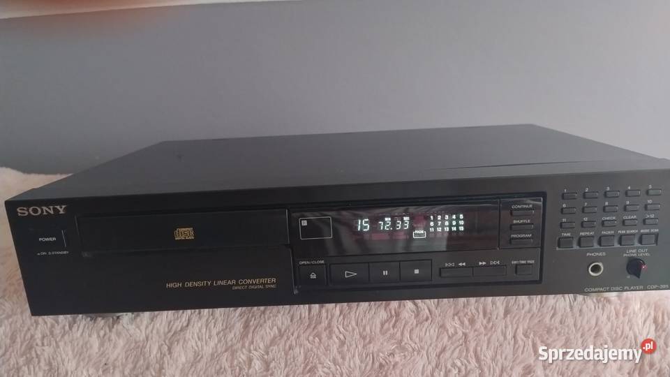 Odtwarzacz CD Sony cdp 395 podkarpackie Trzebuska