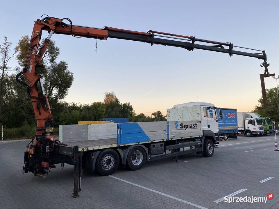 MAN TGA 26390 HDS TEREX ATLAS 1652E WYSIEG 123m biały Biłgoraj sprzedam