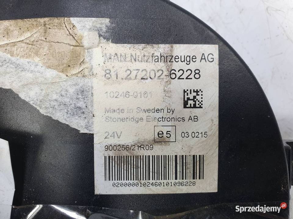 LICZNIK ZEGAR MAN TGX 18400 81272026228 Lipno