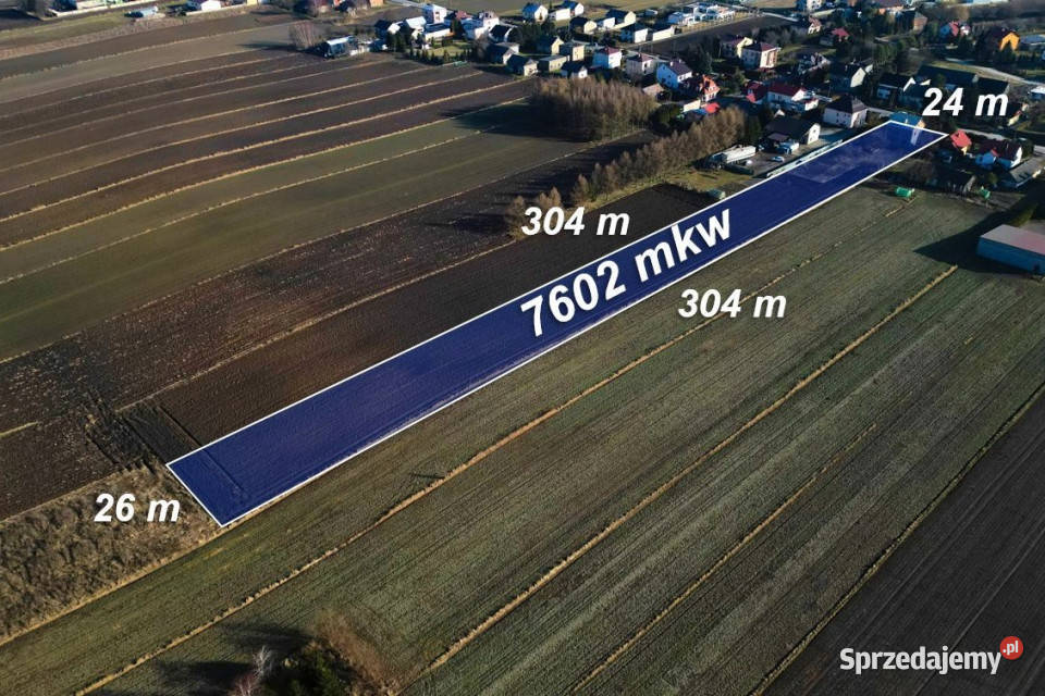 Działka budowlana deweloperska w Miechowie 7602m2 małopolskie Miechów