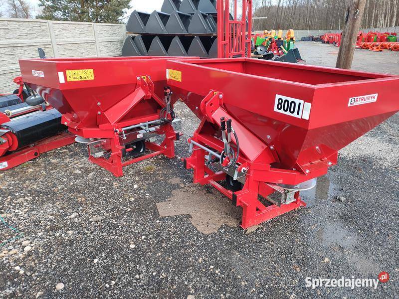 Rozsiewacz nawozu hydraulika STRUMYK TYTAN 12 nieuszkodzony Rozsiewacze nawozów Siedlce sprzedam