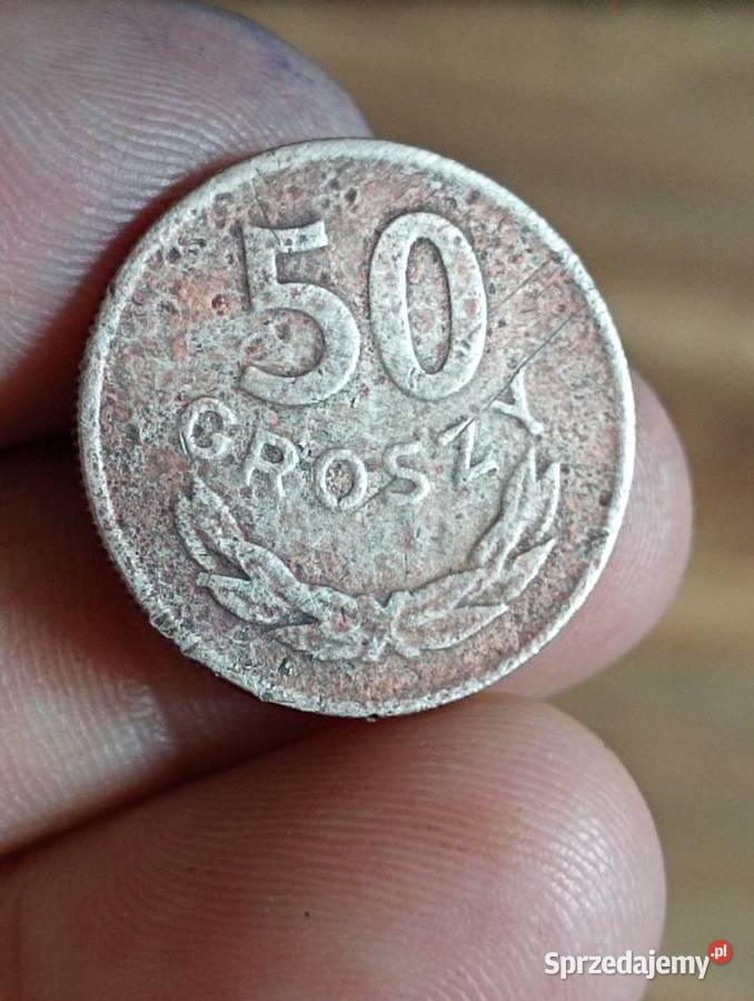Sprzedam monete 50 gr 1949 miedzionikiel lubelskie Chełm sprzedam