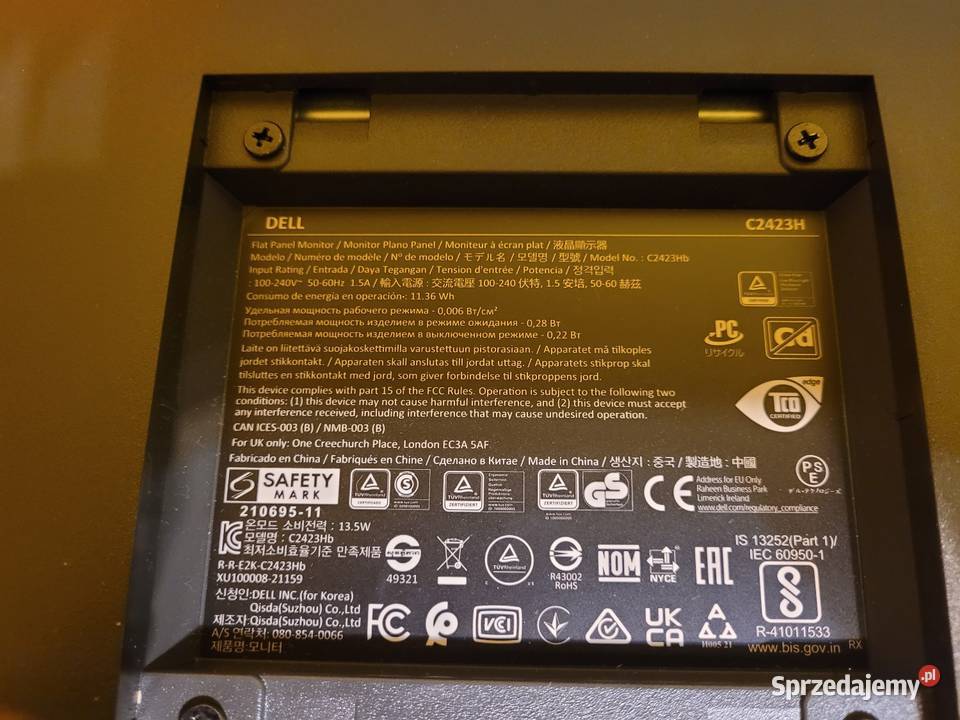 Monitor Dell C2423H zbita matryca Chełm