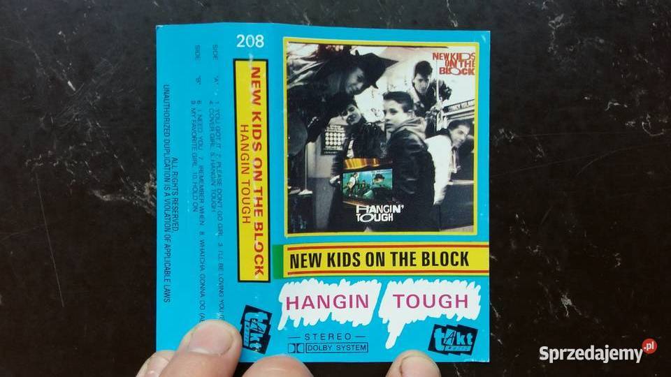 Kaseta magnetofonowa NKOTB Hangin touch Wyd Takt kaseta podlaskie Siemiatycze