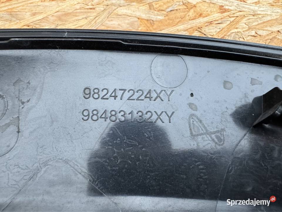Listwa błotnika tył tylnią prawą rh Peugeot 208 Listwy i nakładki wielkopolskie Sieraków