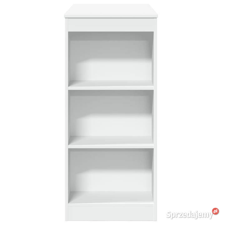 Stolik barowy z półkami biały 95x47x1035 mazowieckie Warszawa