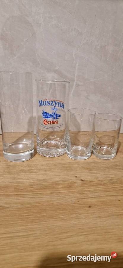 Szklanki kieliszki zestaw 9 przezroczysty Kraków