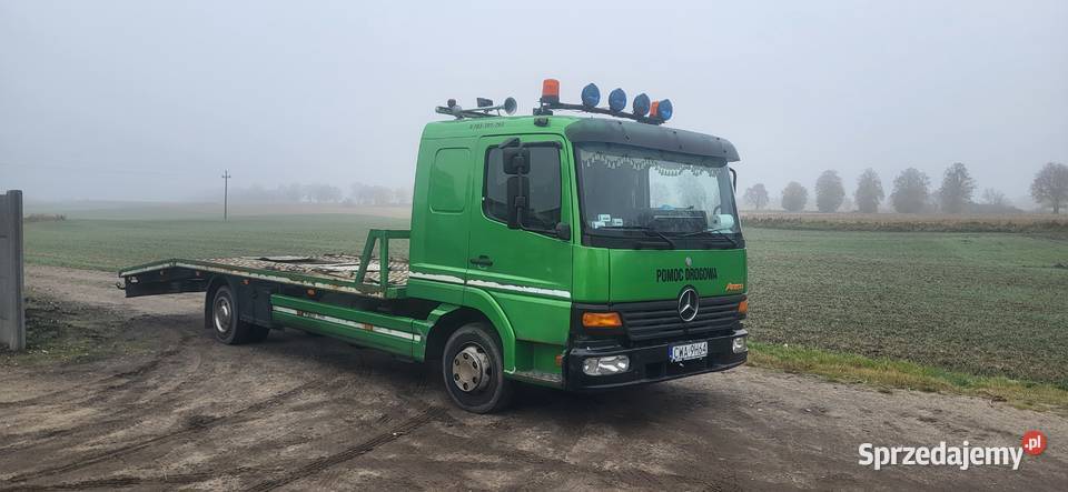 Mercedes Atego Pomoc Drogowa Laweta Autolawety kujawsko-pomorskie Wąbrzeźno