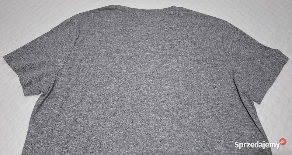 Koszulka krótki rękaw Tshirt FF XL szary melanż Czeladź