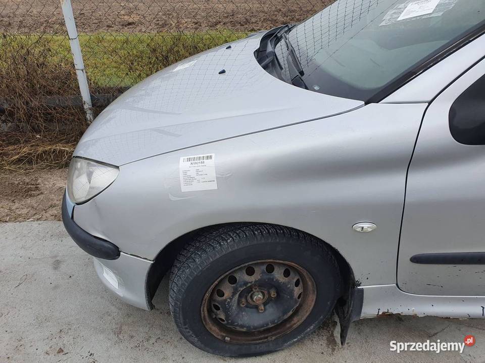 BŁOTNIK LEWY PRZÓD PEUGEOT 206 EZR Części samochodowe sprzedam