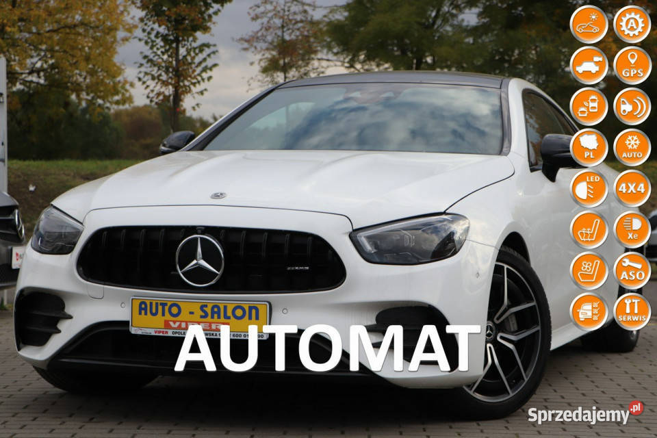 Mercedes E 450 AMGperformanceautomatskóra coupe elektrycznie ustawiane fotele Opole