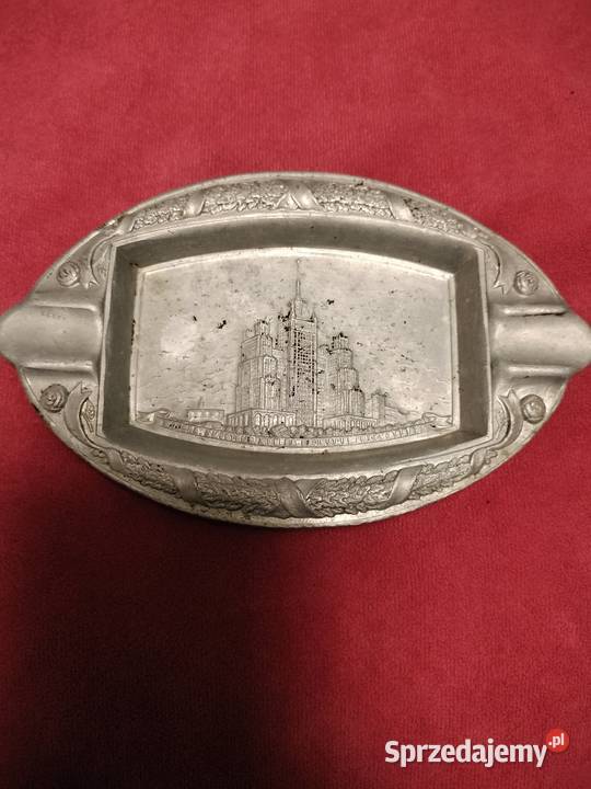 Popielniczka aluminiowa stara czasy PRL kolekcje Choszczno