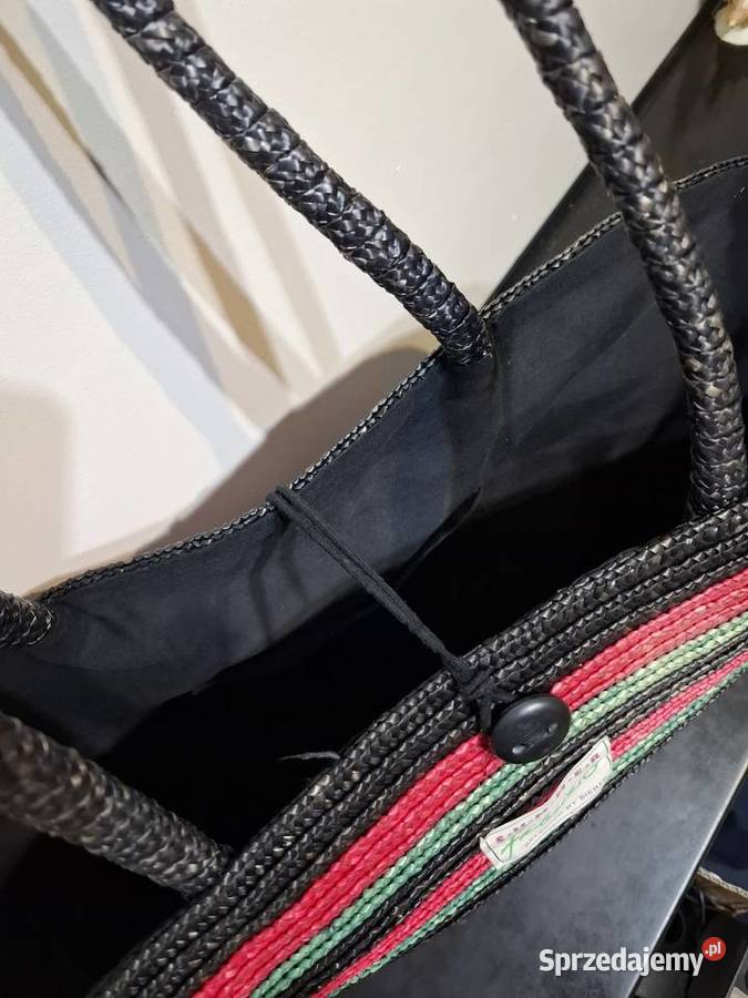 Duża torba plażowa targowa pleciona Kraków sprzedam