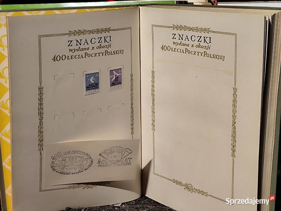 książka 400 lat Poczty Polskiej 1 wydanie 1958r twarda Stargard