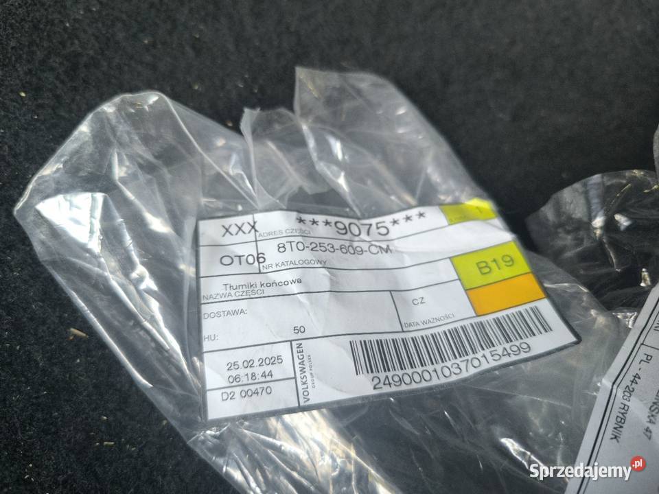 Oryginalny nowy końcowy tłumik Audi A5 S5 lift śląskie Radlin