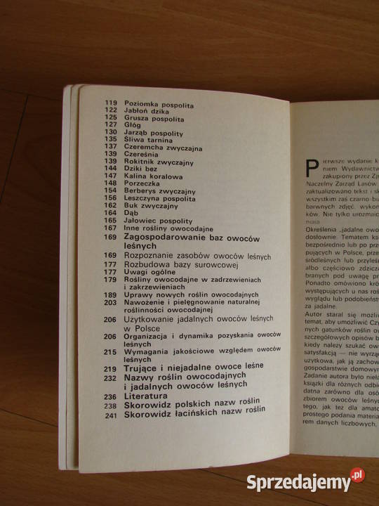 Jadalne owoce leśne Wiesław Grochowski poradnik Rok wydania 1983 Brzegi