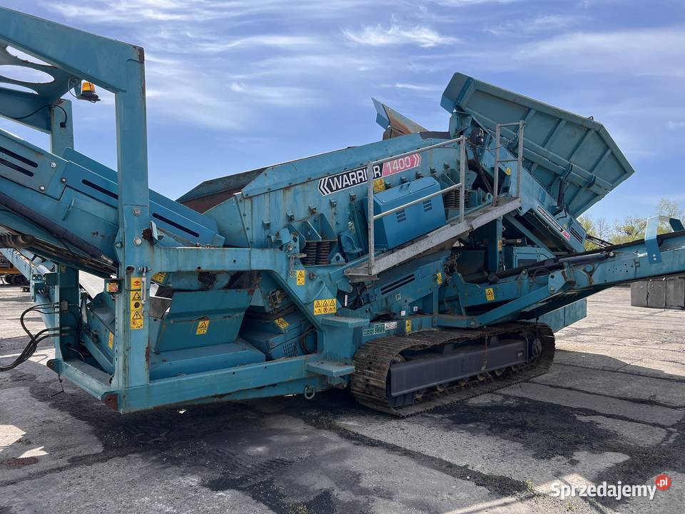 Przesiewacz Powerscreen Warrior 1400 małopolskie Zator sprzedam