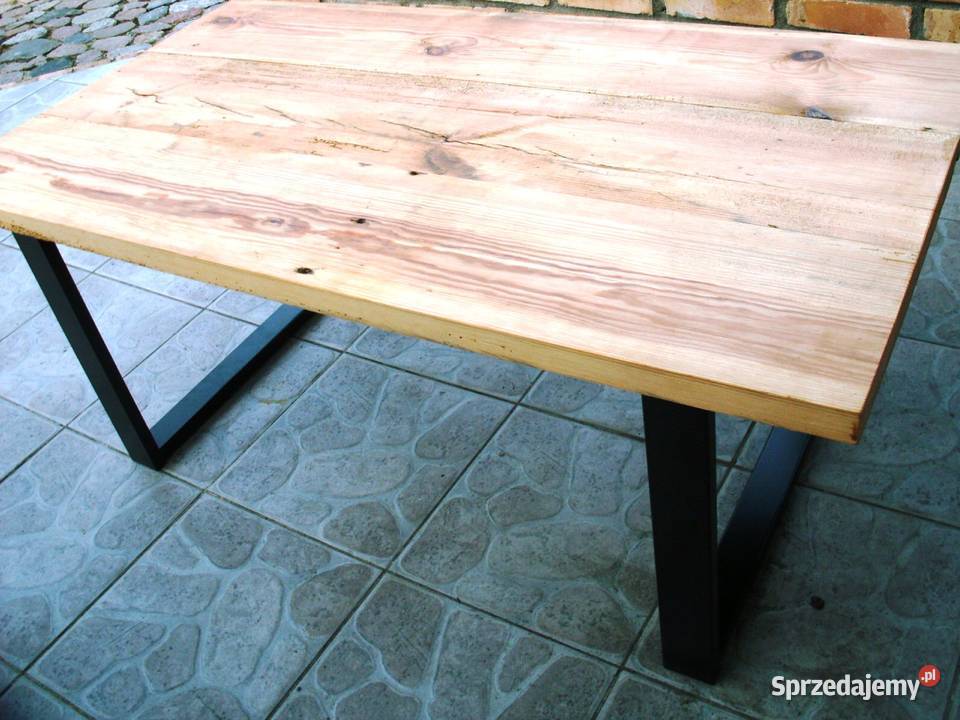 Stary stolik, ława, stół, retro, loft, stare drewno