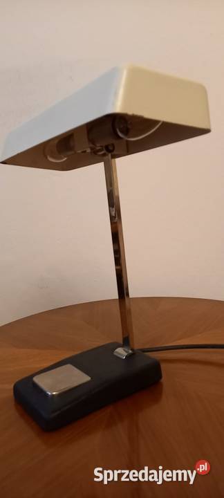 Oryginalna lampa biurkowa proj Egon Hillebrand Skierniewice