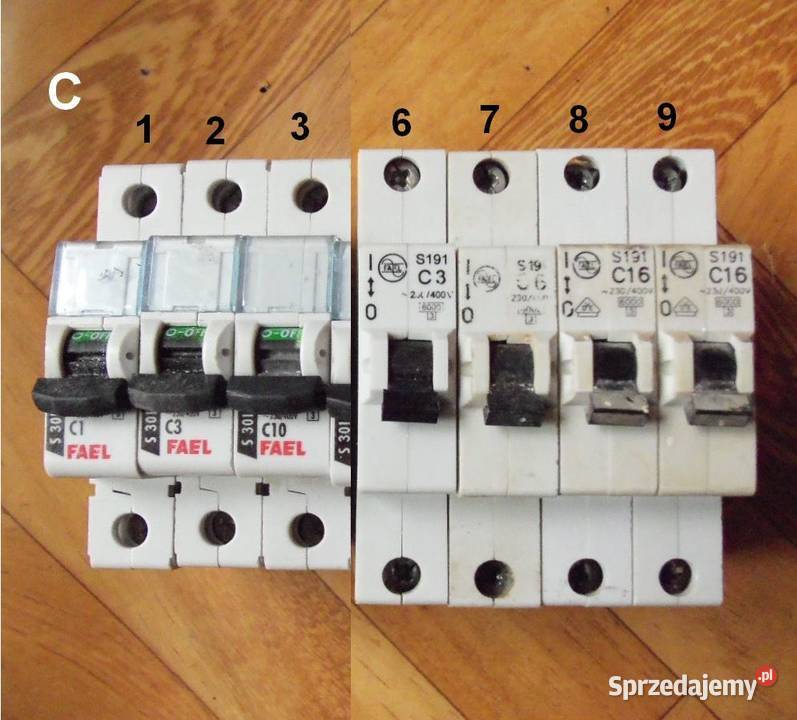 Wyłączniki nadprądowe esy używane Głuchołazy