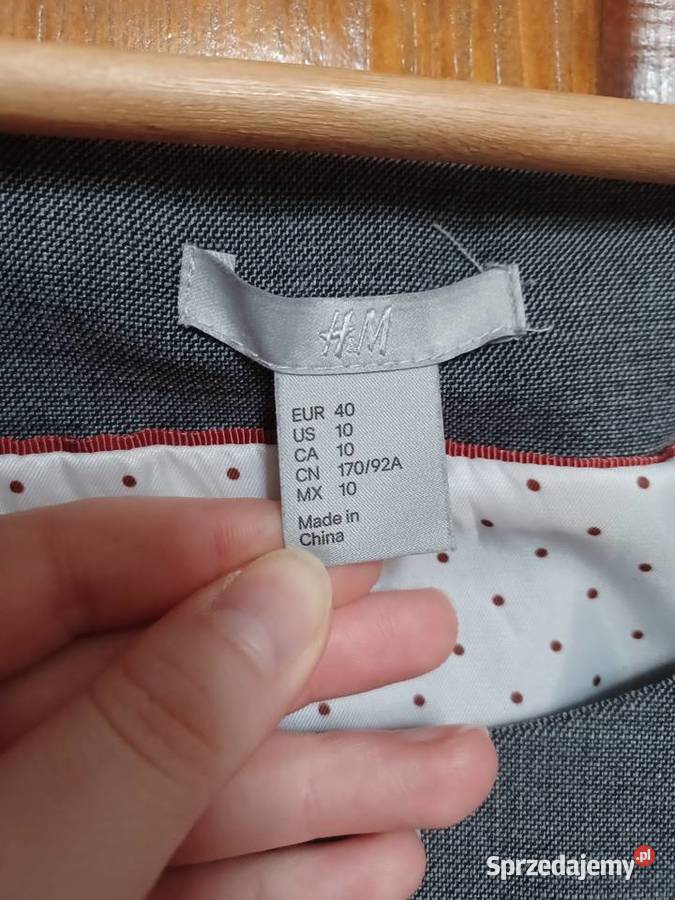 Elegancka szara sukienka MIDI HM rozmiar L Rzeszów