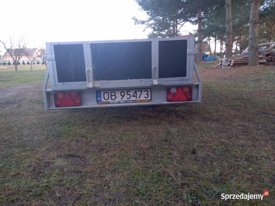 Przyczepka Głowacz hamowana z hamulcem Brzeg sprzedam