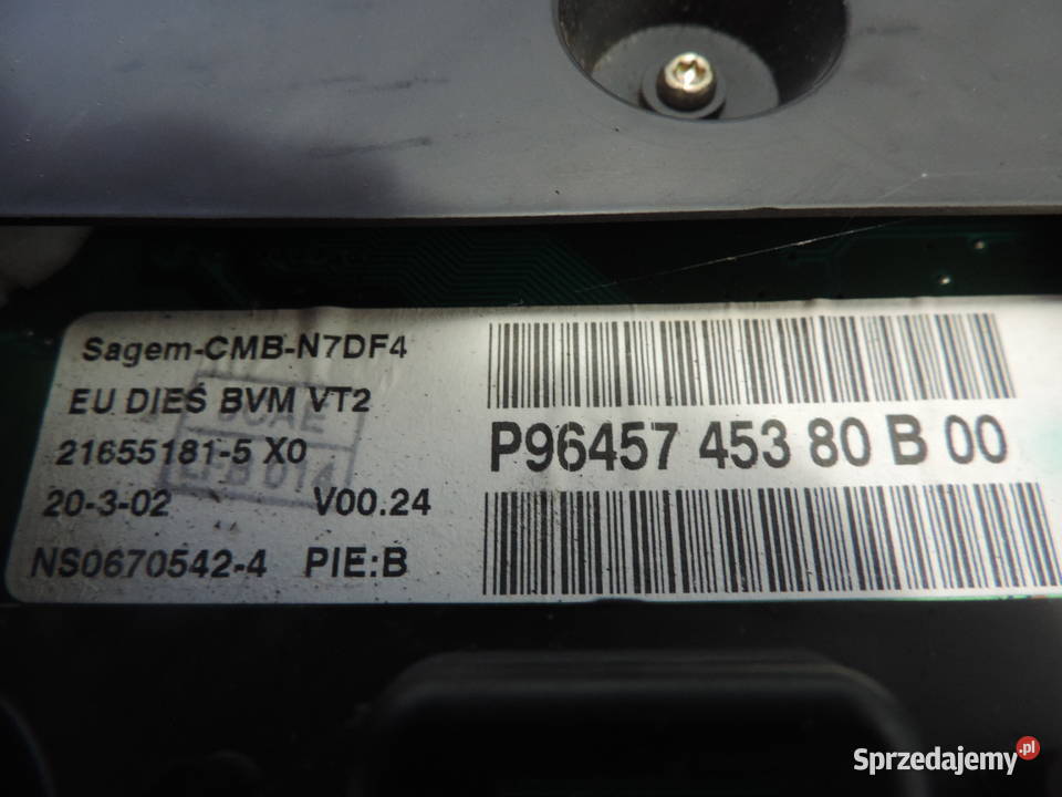 Licznik Citroen Xsara 20 hdi P9645745380 B00
