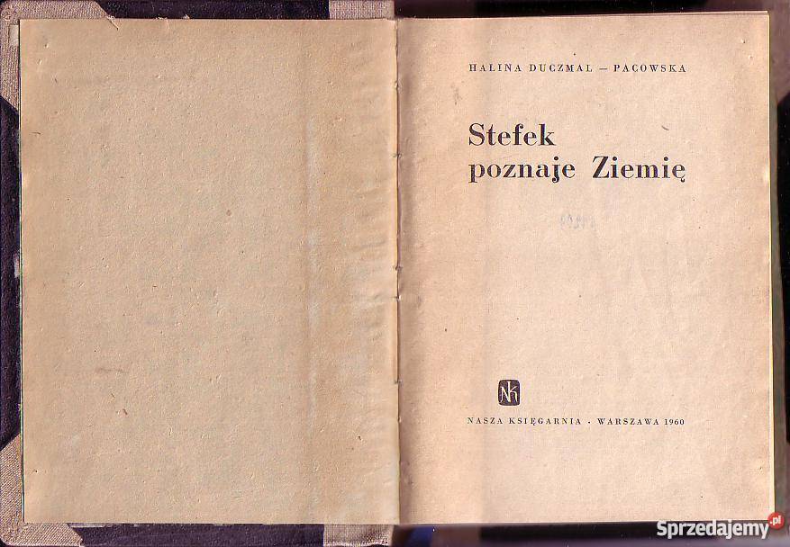 8164 STEFEK POZNAJE ZIEMIĘ HALINA DUCZMAL Czyrna