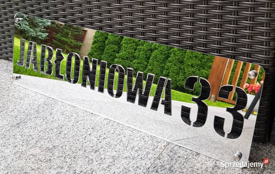 Tabliczka adresowa glamour personalizowana Częstochowa