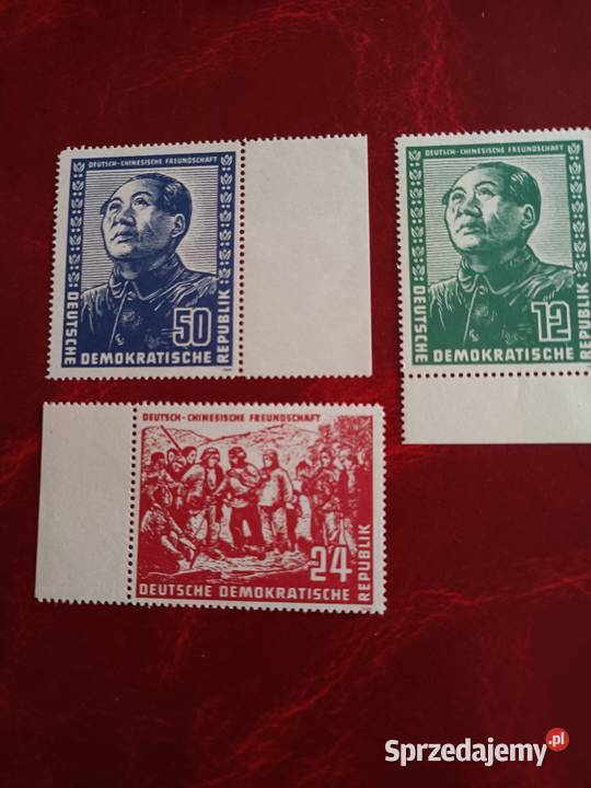 Mao tsetung znaczki NRD Gliwice sprzedam