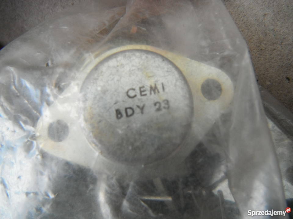 BDY23 Cemi Tranzystor NPN 60V 6A 875W 10MHz Nowe Chlewiska