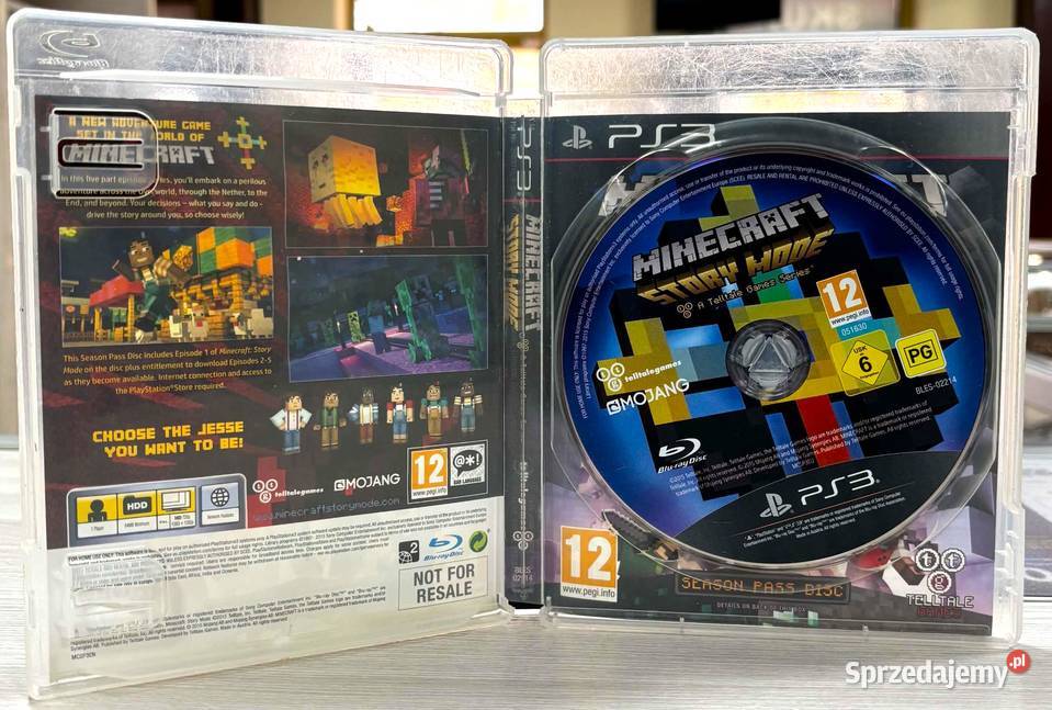 Gra 3 Minecraft Story Mode warmińsko-mazurskie Elbląg
