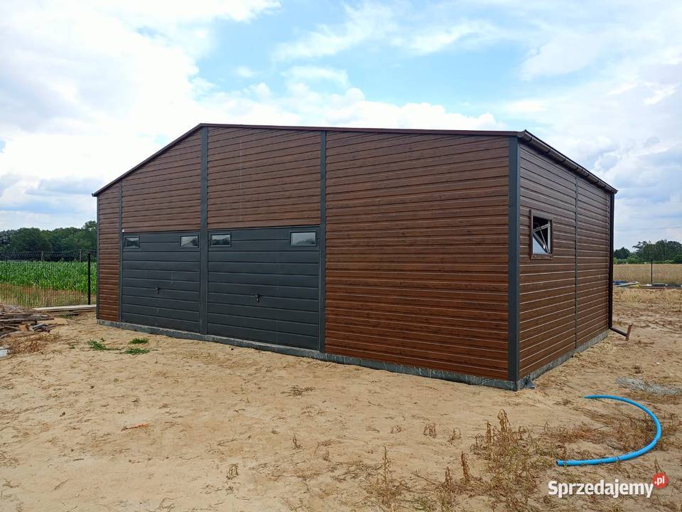 Garaż drewnopodobny blaszak 9x6 Producent Sprzedaż Ruda Śląska sprzedam