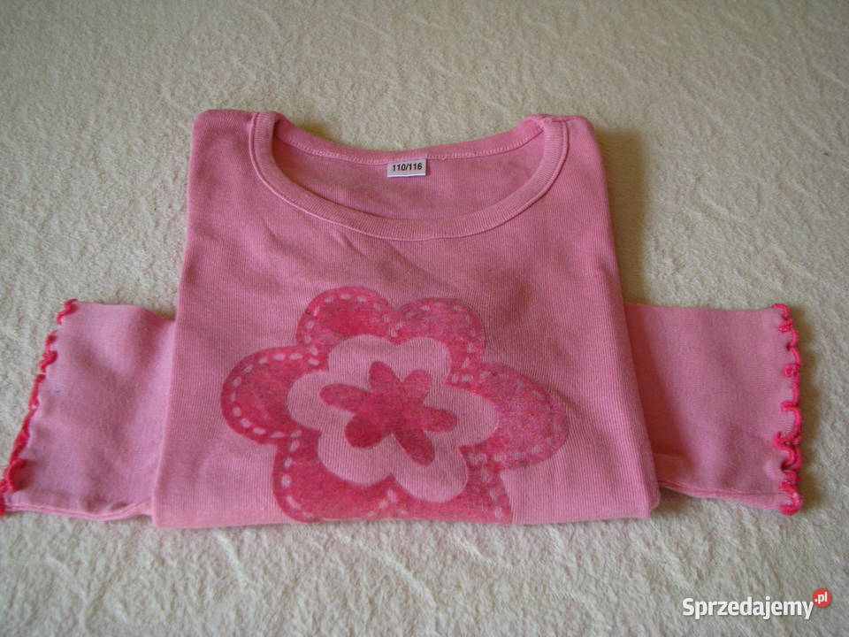 Bawełniana bluzeczka dziecięca z długim rękawem małopolskie