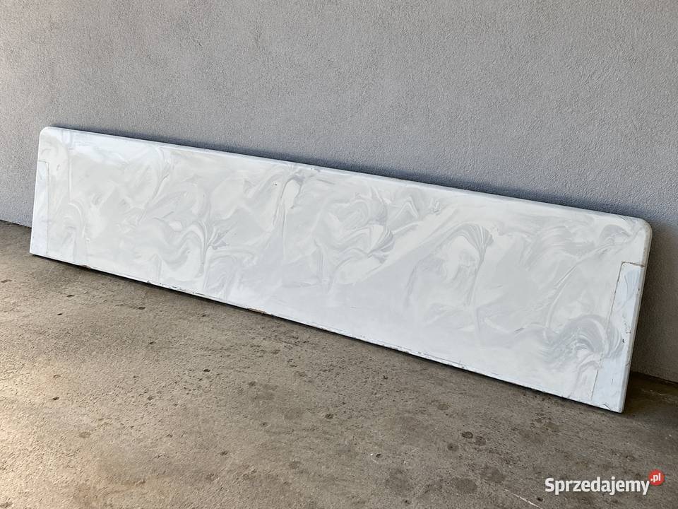 Parapet wewnętrzny 168 35 biały marmurkowy Łańcut sprzedam